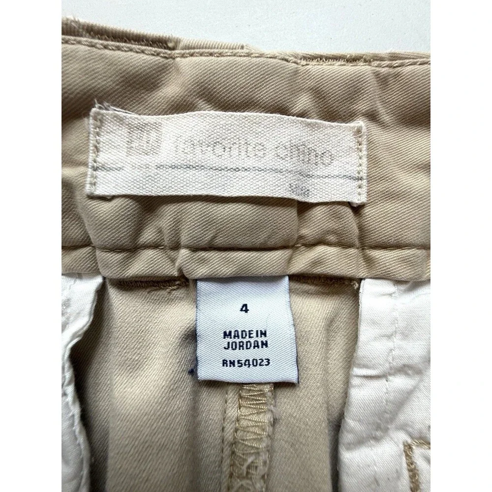Gap Favorite Chino Tan Mini Skirt Sz 4 Y2K Preppy 2007 Style